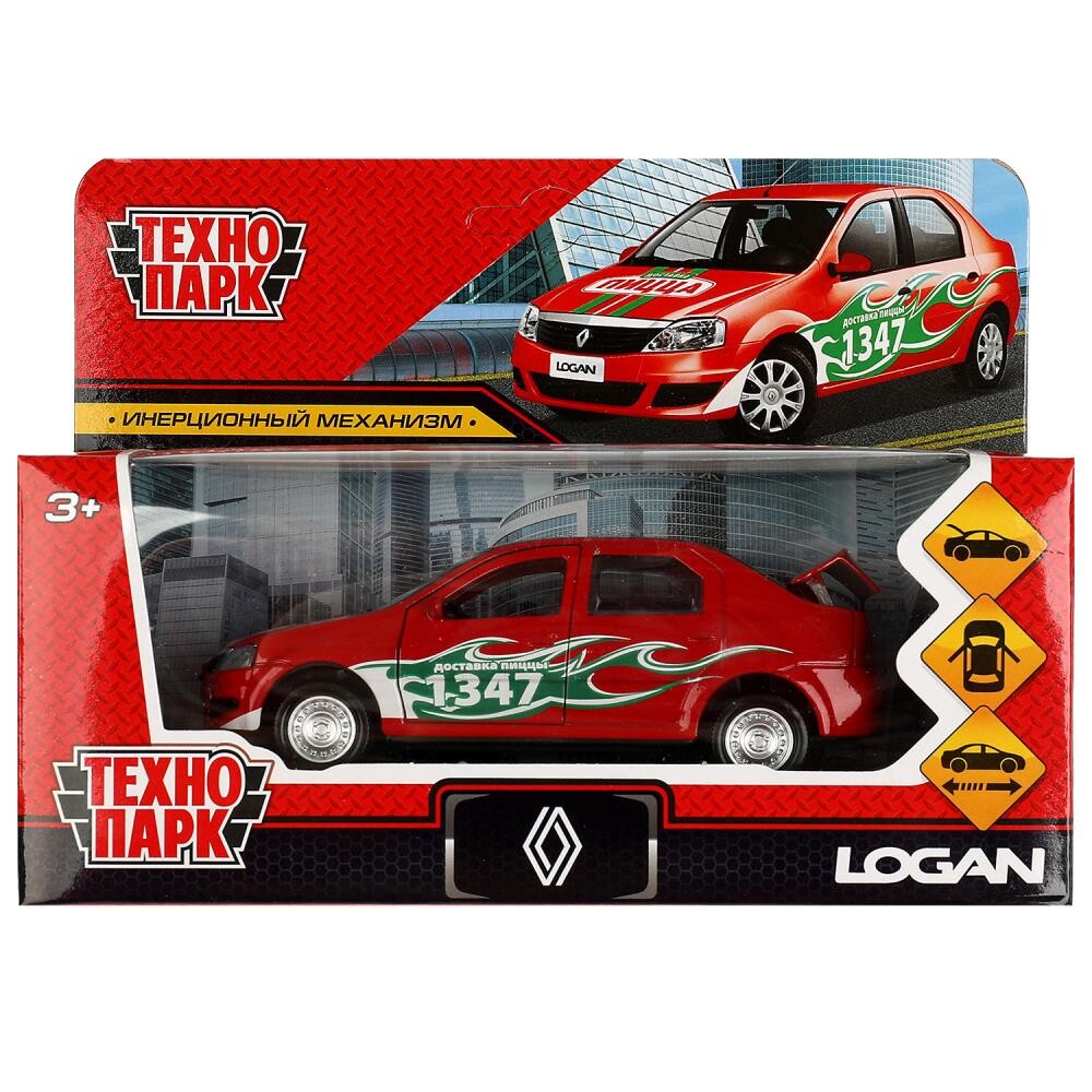 

Машина металлическая RENAULT, Технопарк LOGAN-12-PAP