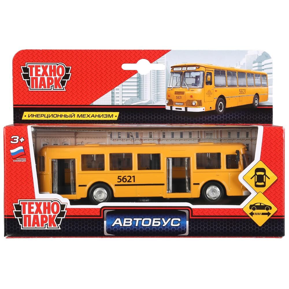 

Машина металлическая ЛИАЗ автобусы, Технопарк SB-16-57WB