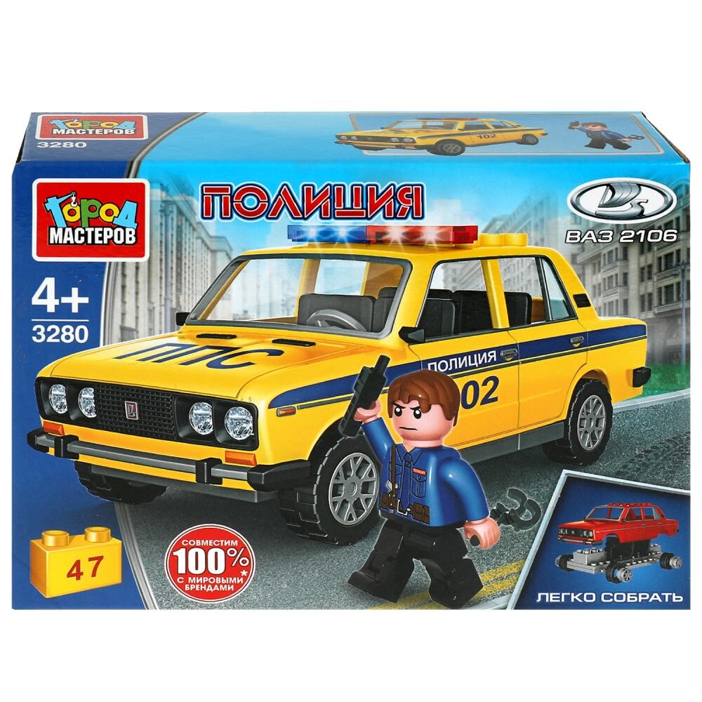 

Конструктор ПОЛИЦИЯ LADA, Город мастеров 3280-KK