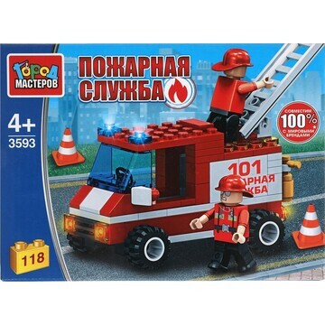 Конструктор пожарные Город мастеров 3593