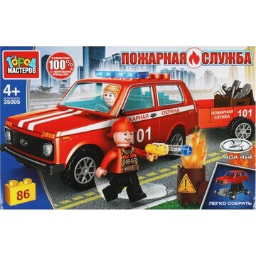 Конструктор пожарные Город мастеров 3500