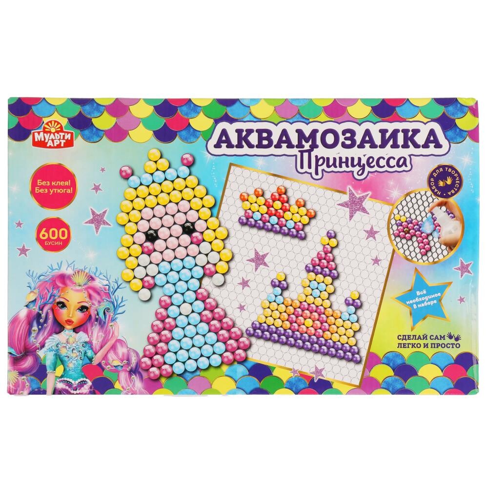 

Набор для творчества МУЛЬТИ АРТ AQUABEADS600-MULART2, Разноцветный
