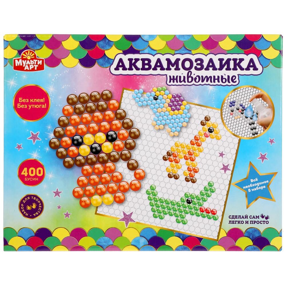 

Набор для творчества МУЛЬТИ АРТ AQUABEADS400-MULART1, Разноцветный