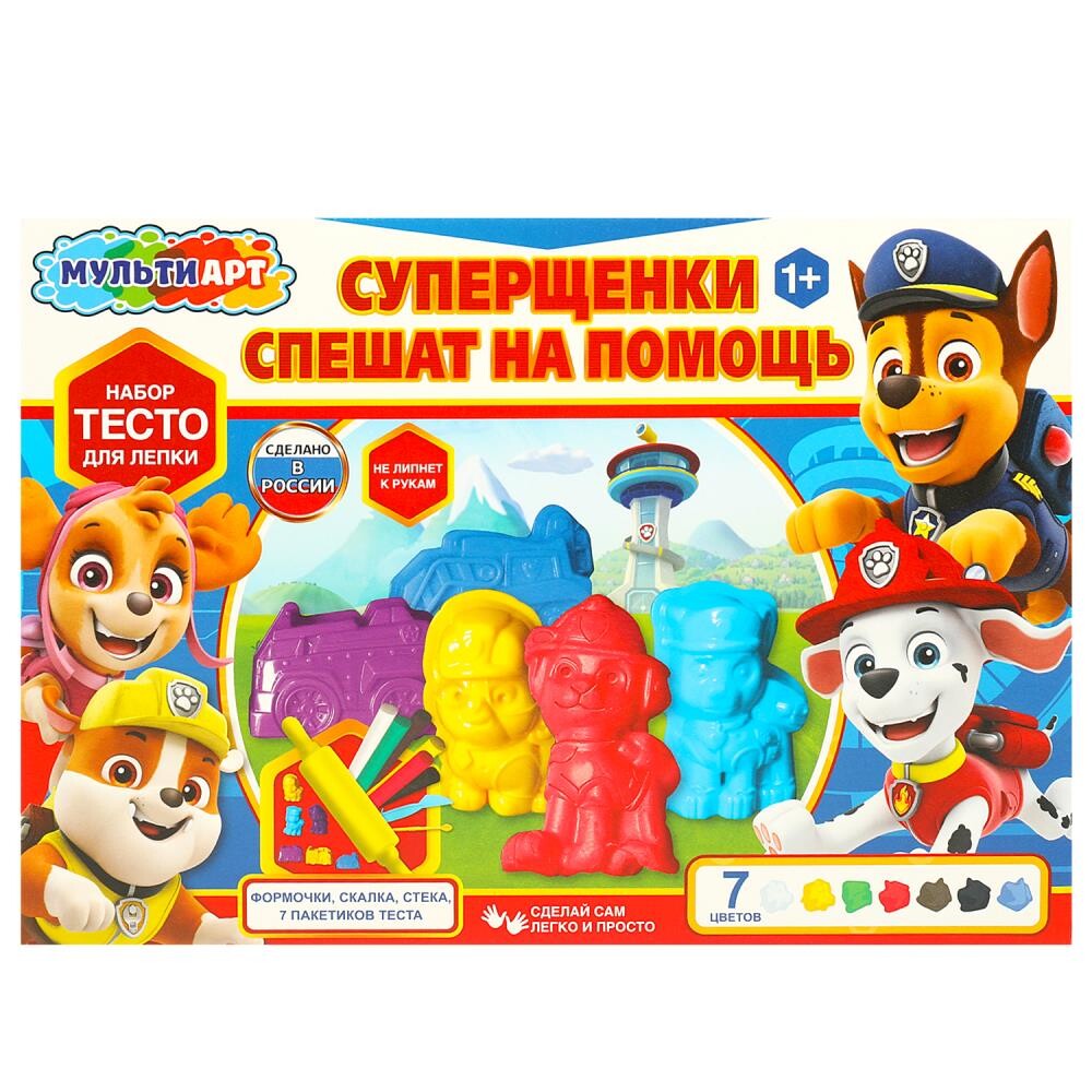 

Тесто для лепки МУЛЬТИ АРТ PDSET-MASHELP, Разноцветный