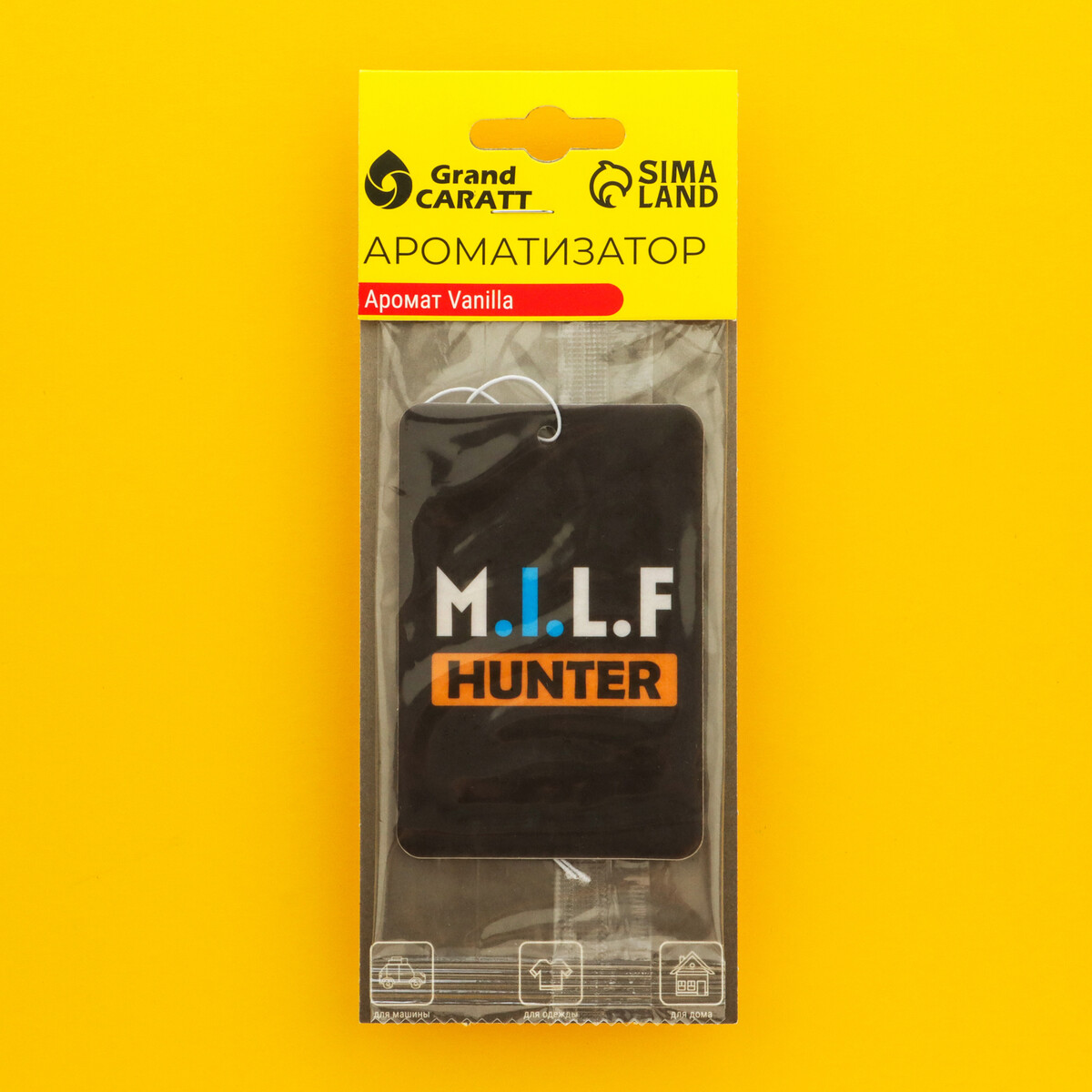 

Ароматизатор подвесной grand caratt milf hunter, ваниль