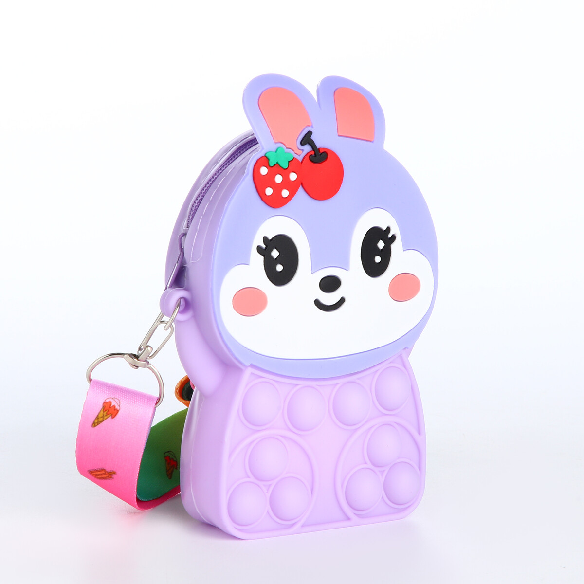 

Сумка детская для девочки на молнии, Фиолетовый;сиреневый