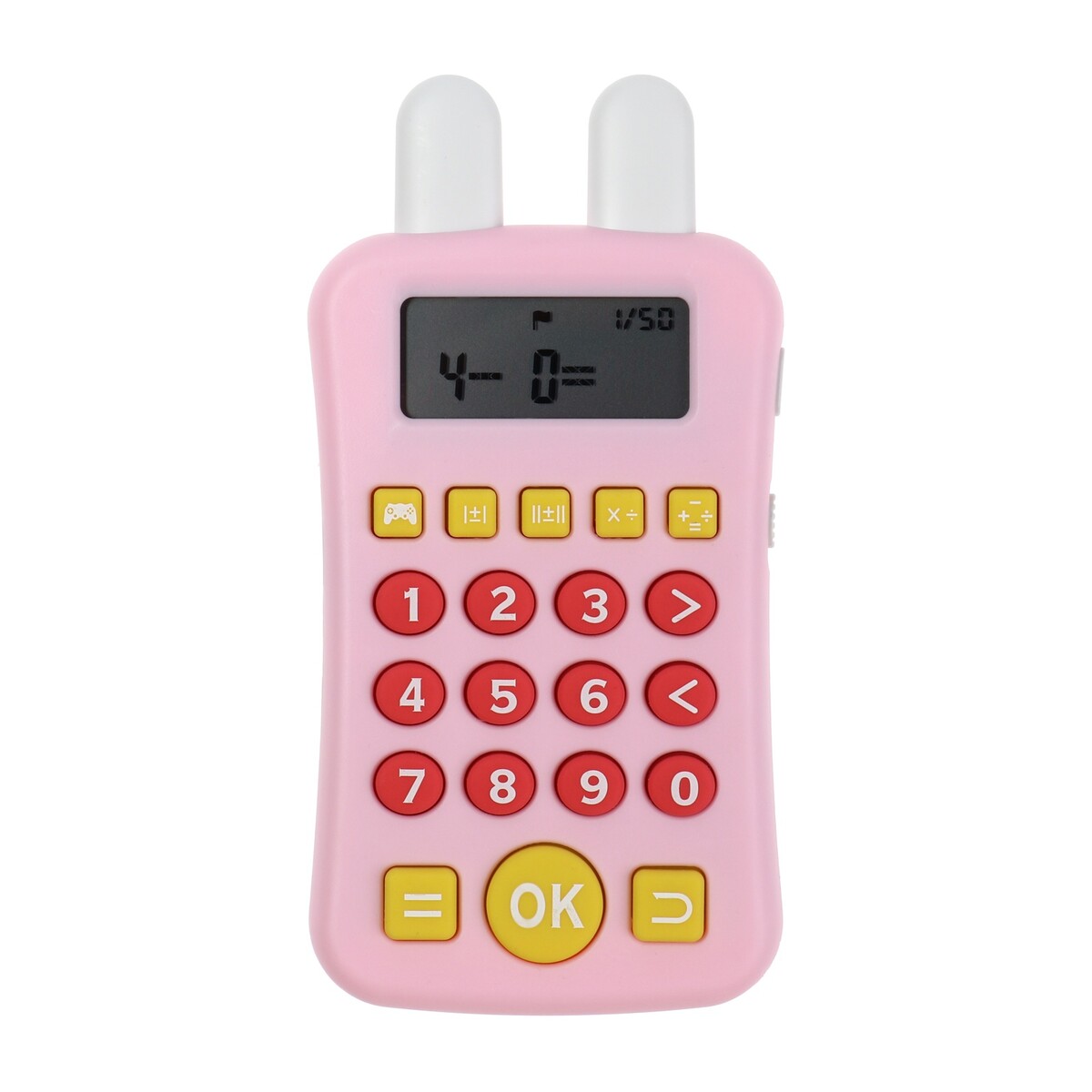 Интерактивный калькулятор детский windigo, для изучения счета, розовый Windigo