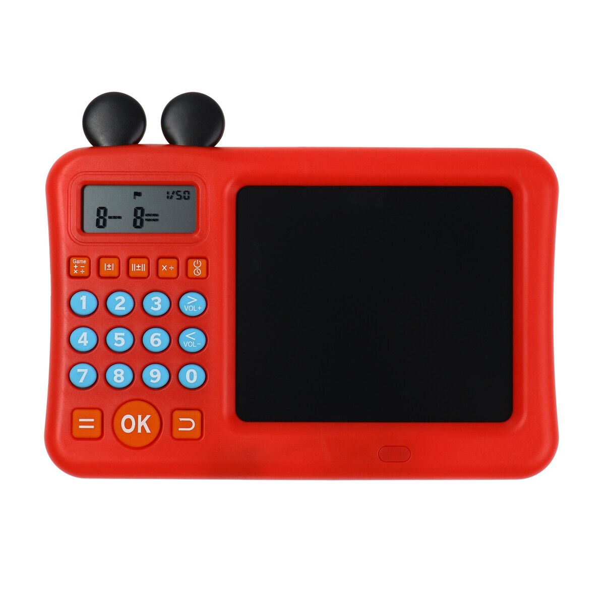 Интерактивный калькулятор детский windigo, для изучения счета + графический планшет, красный Windigo