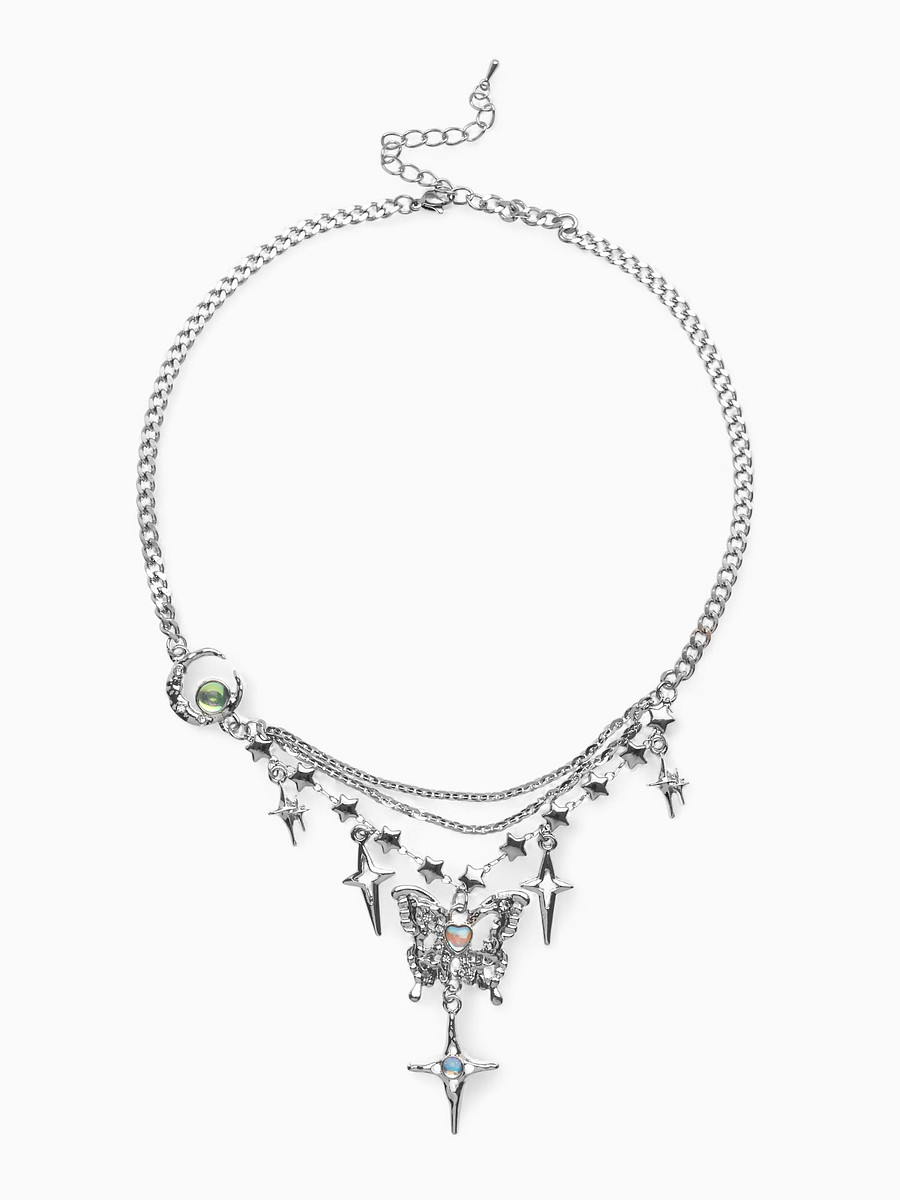 

Колье, Серебристый