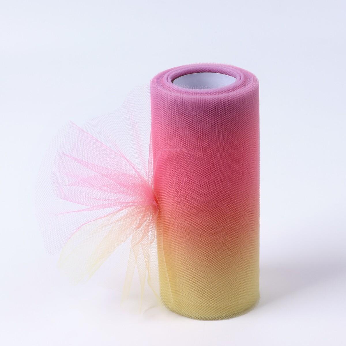 

Фатин, 15 см, 11 ± 1 г/кв.м, 23 ± 1 м, цвет розово-желтый градиент №1, Разноцветный