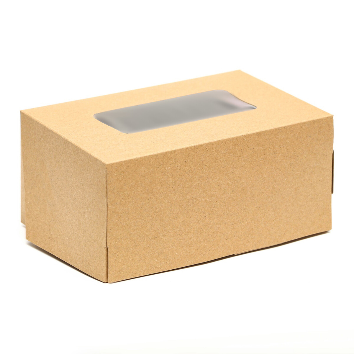 Коробка складная, с окном, крафт, 15 х 10 х 7 см, набор 10 шт. UPAK LAND