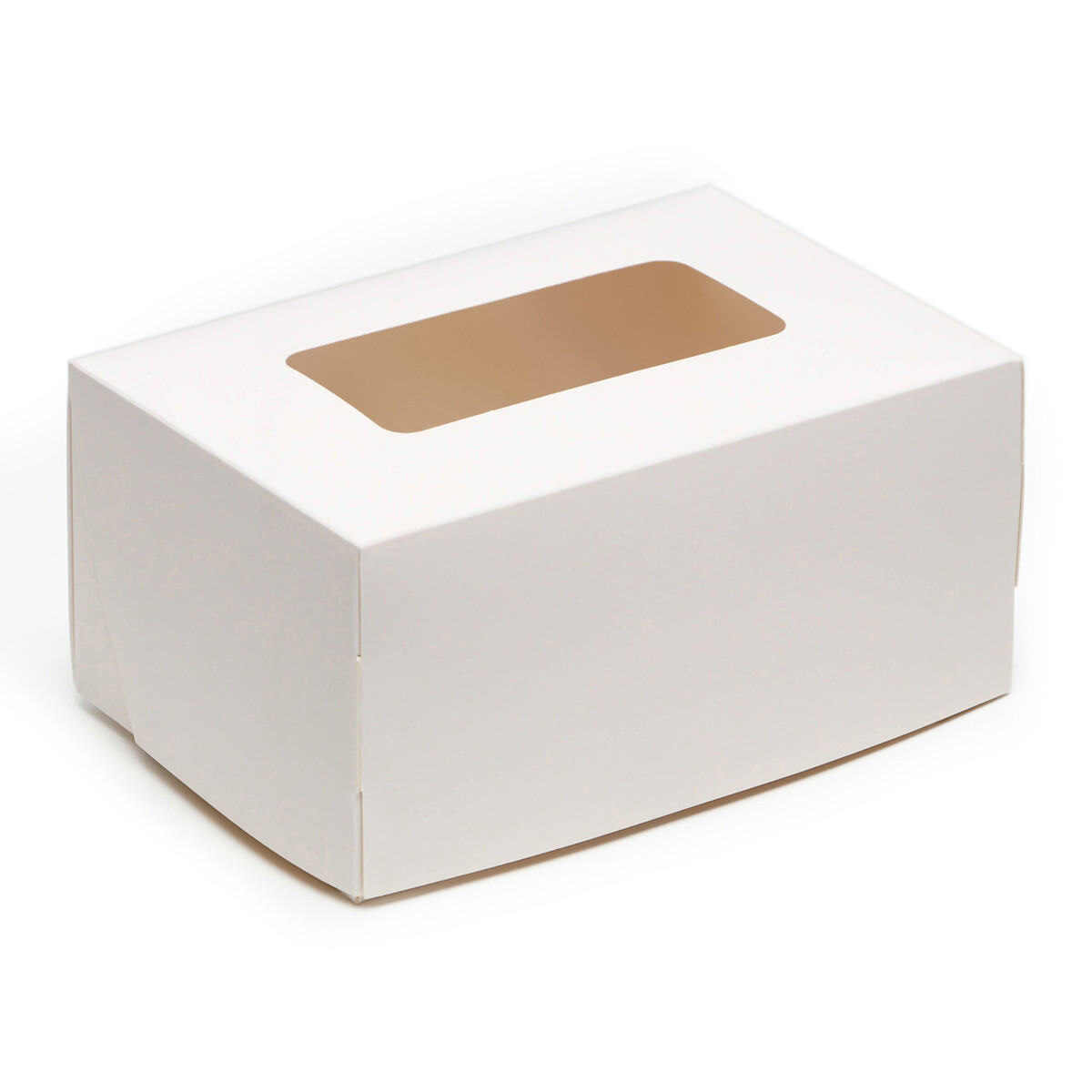 

Коробка складная, с окном, белая, 15 х 10 х 7 см, набор 10 шт., Белый