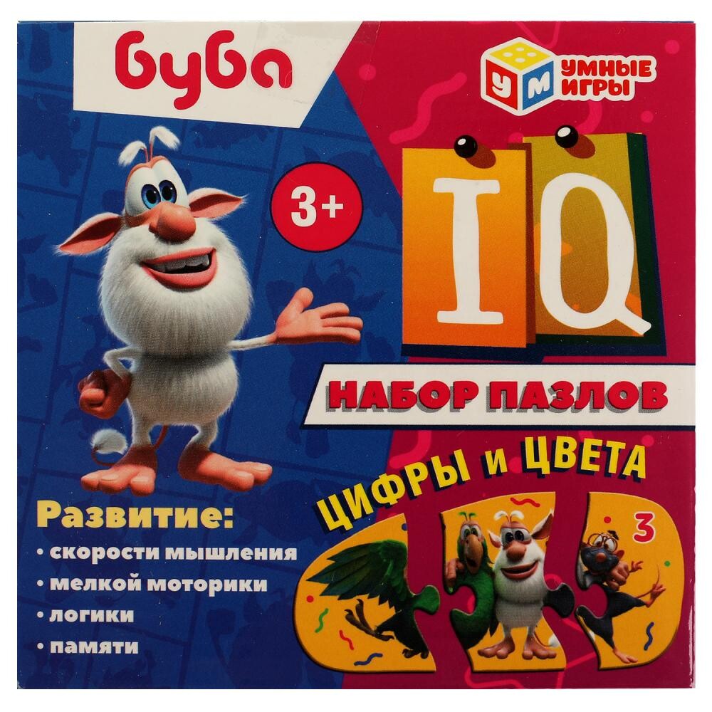 

Пазл настольный БУБА, Умные игры 4650250506669, Разноцветный
