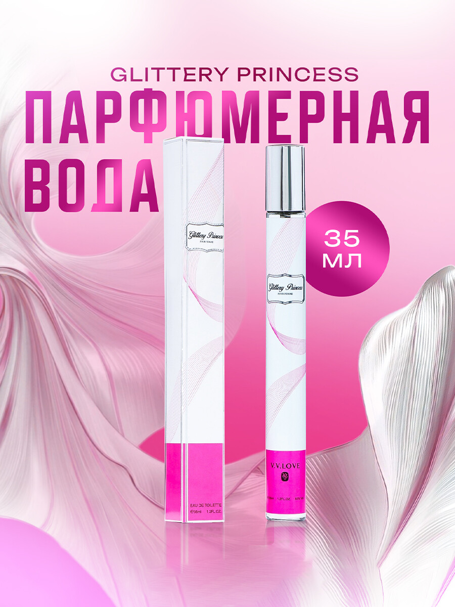 

Парфюмерная вода женская glittery princess (по мотивам miss dior eau de parfum, 2021), 35 мл