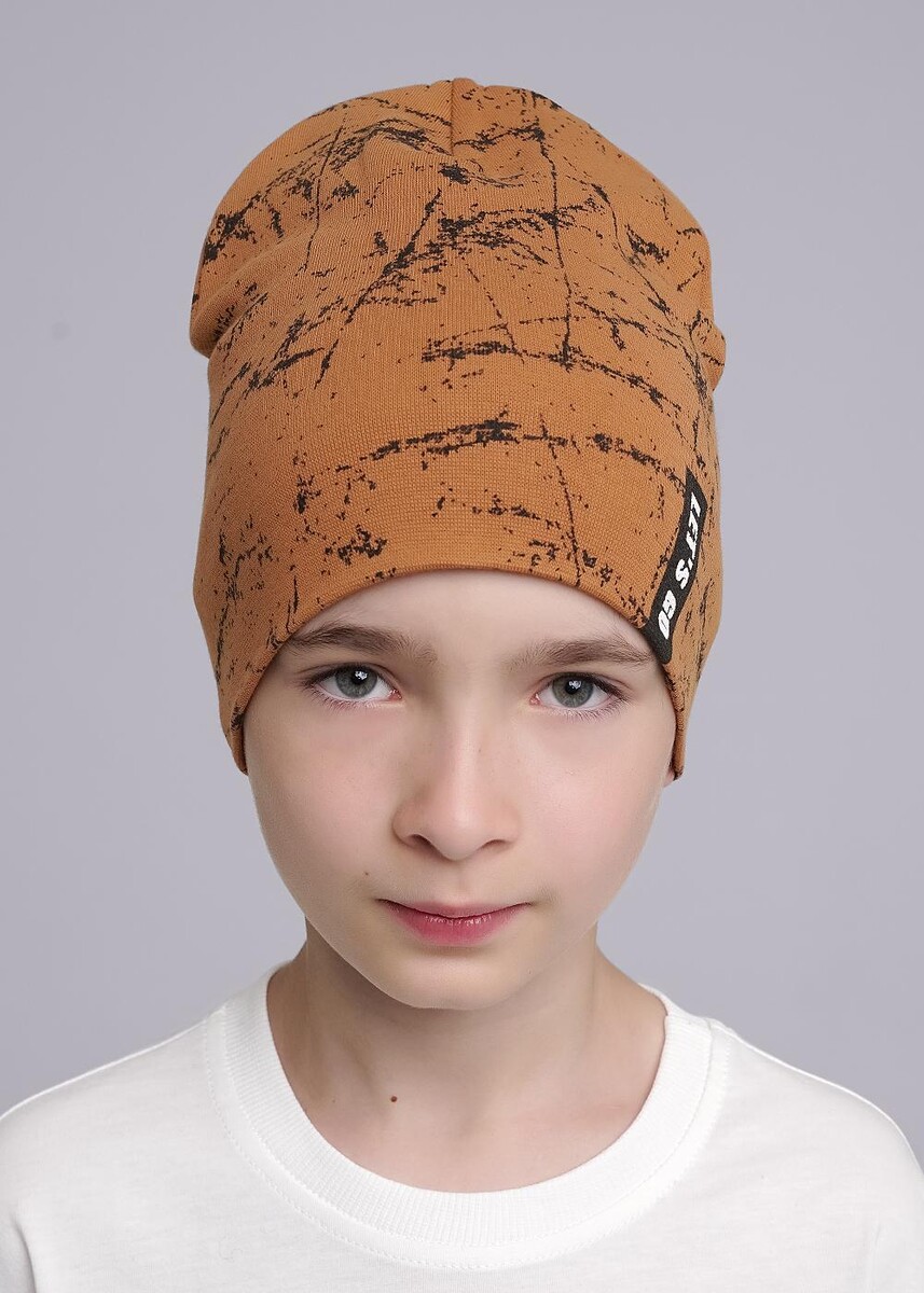 

Шапка, Коричневый;св.коричневый