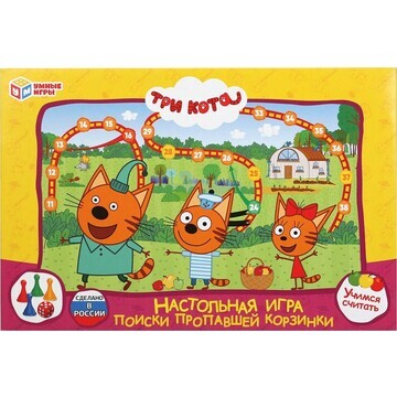 Игра настольная Три Кота, Умные игры 463