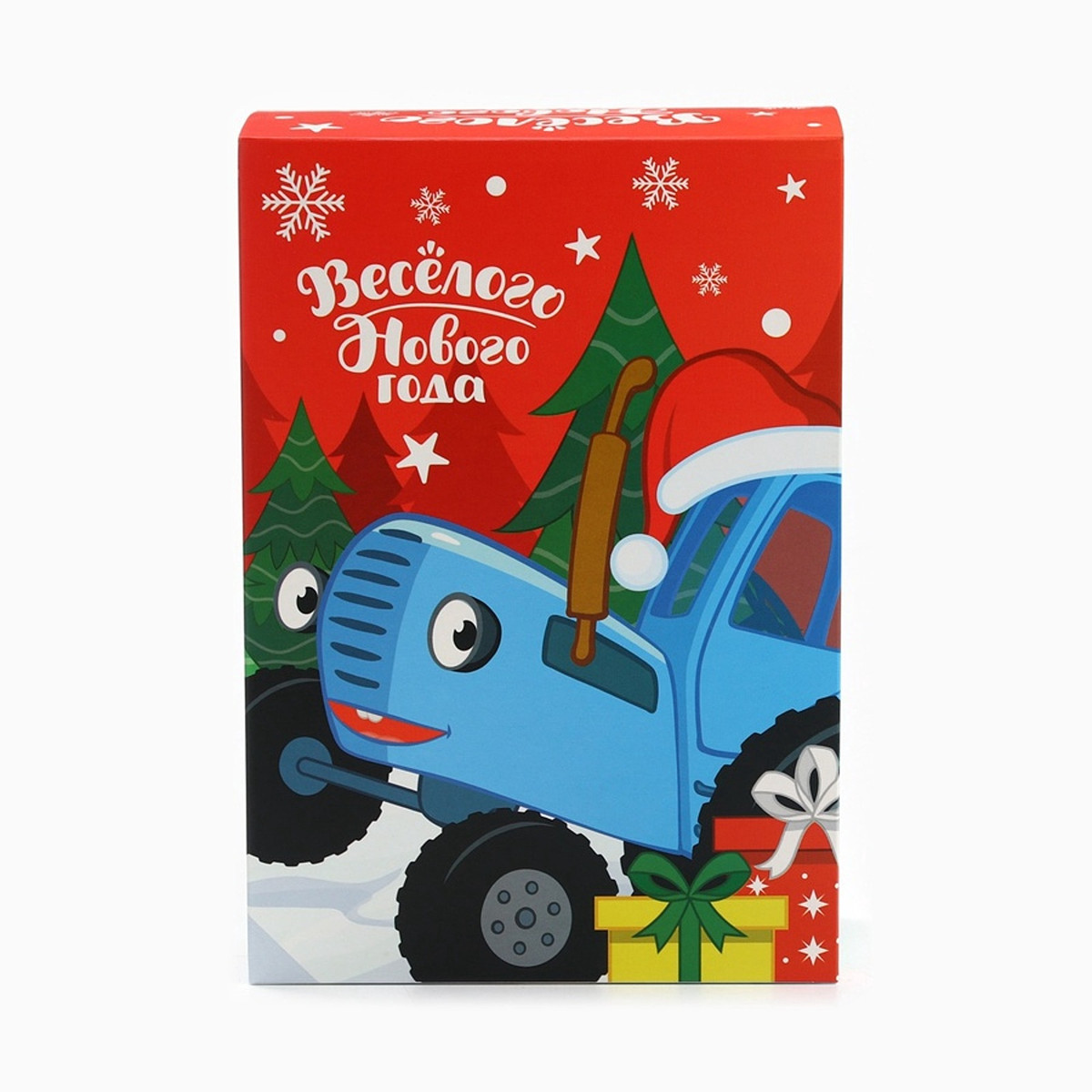 

Коробка новогодняя подарочная, Красный