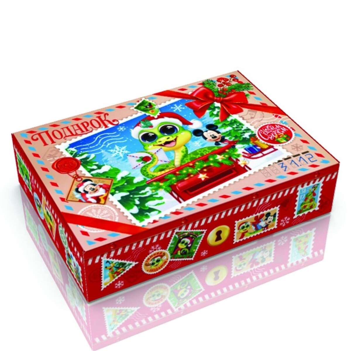 

Коробка подарочная, Красный