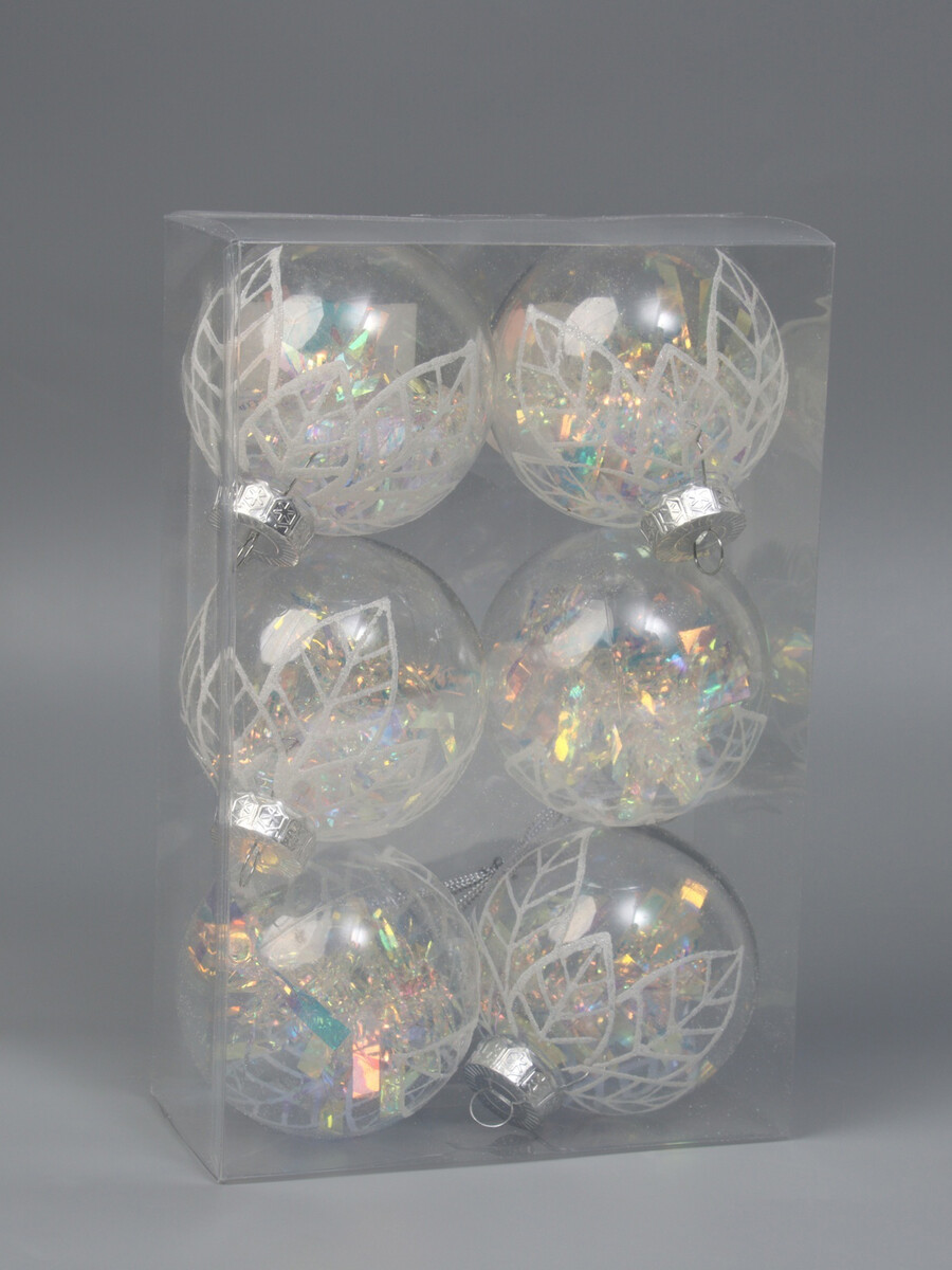 

Ёлочные игрушки, Белый;золотистый;прозрачный