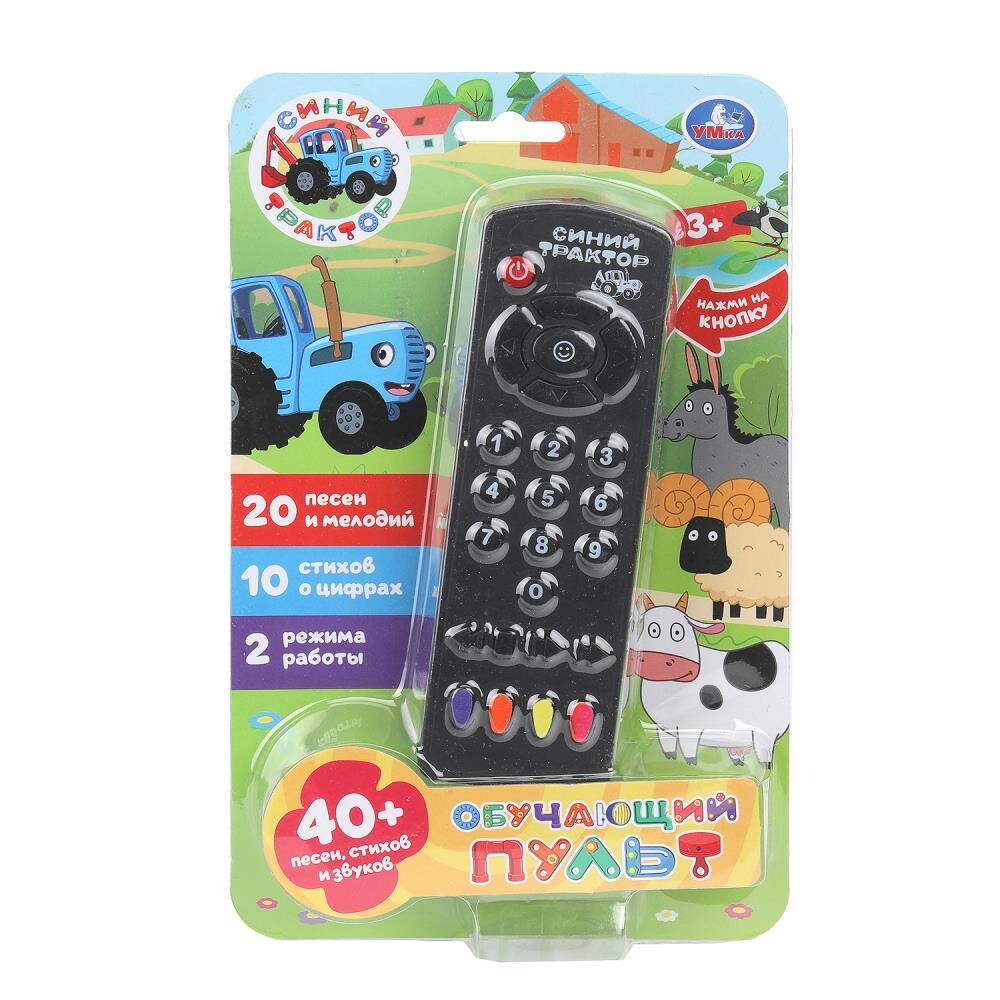 

Обучающая игрушка СИНИЙ ТРАКТОР, Умка HT583-R7, Черный