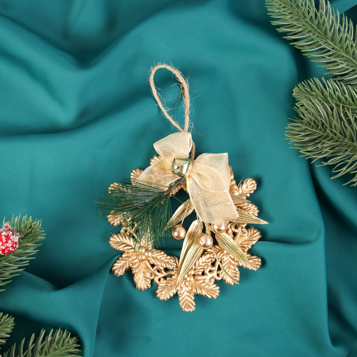 

Ёлочная игрушка, Золотистый