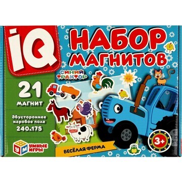 Игра настольная СИНИЙ ТРАКТОР, Умные игр