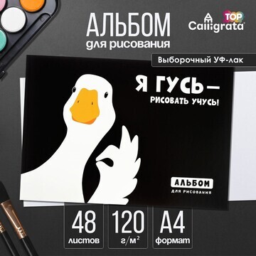 Альбом для рисования а4, 48 листов на ск