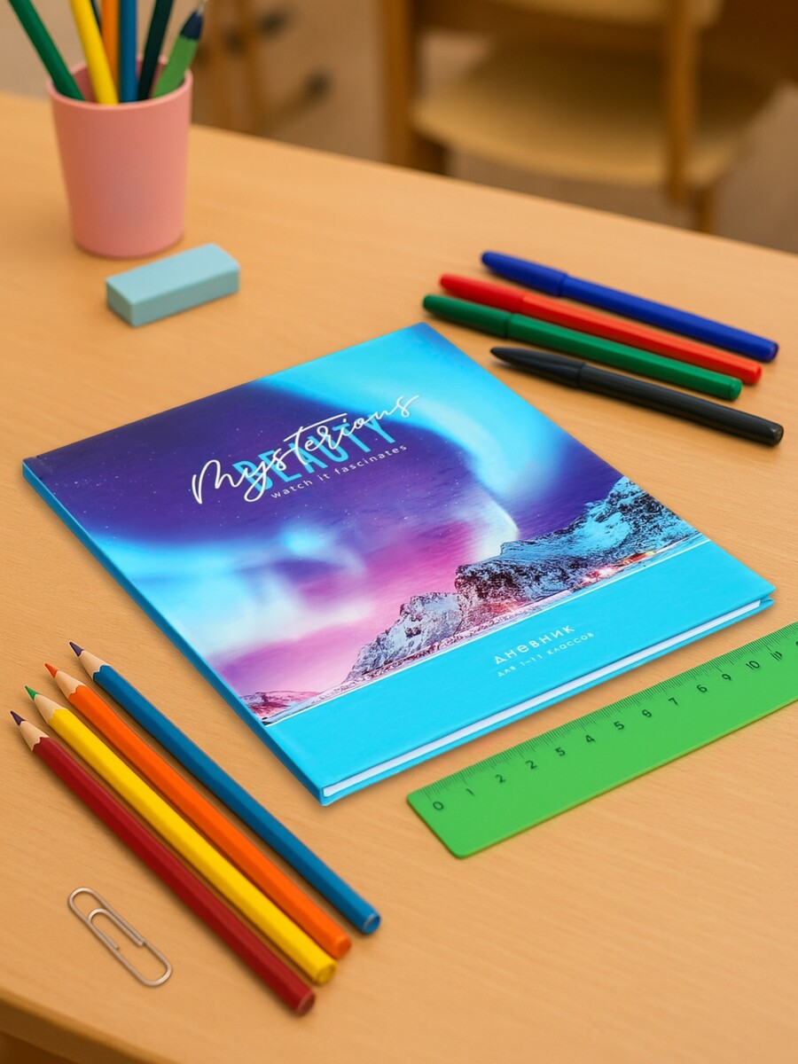 

Дневник школьный для 1-11 классов, Разноцветный;синий