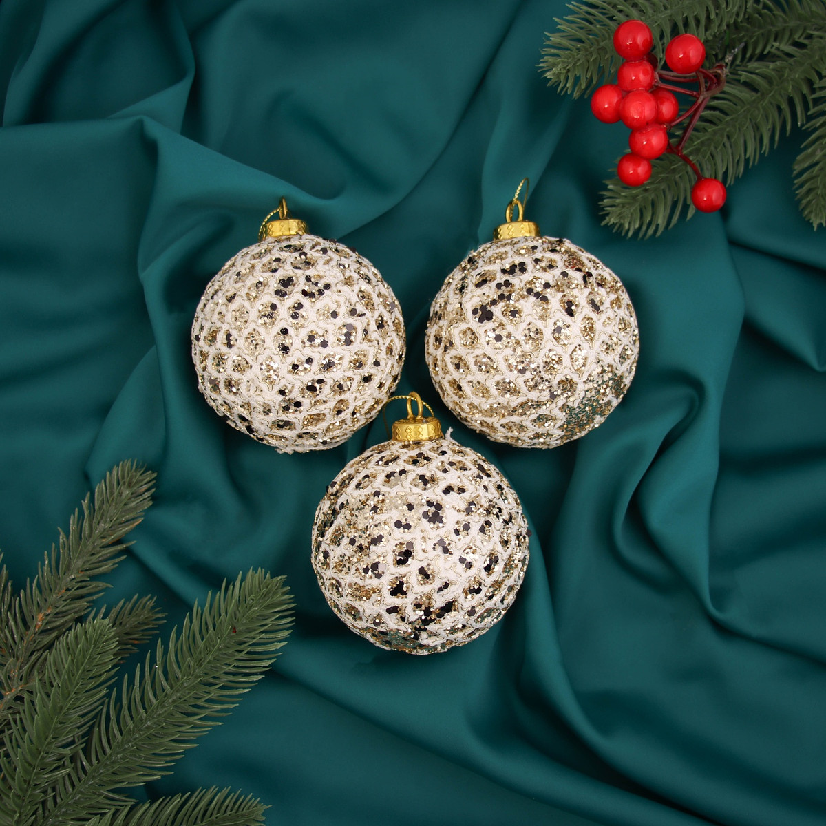 

Ёлочные игрушки, Золотистый