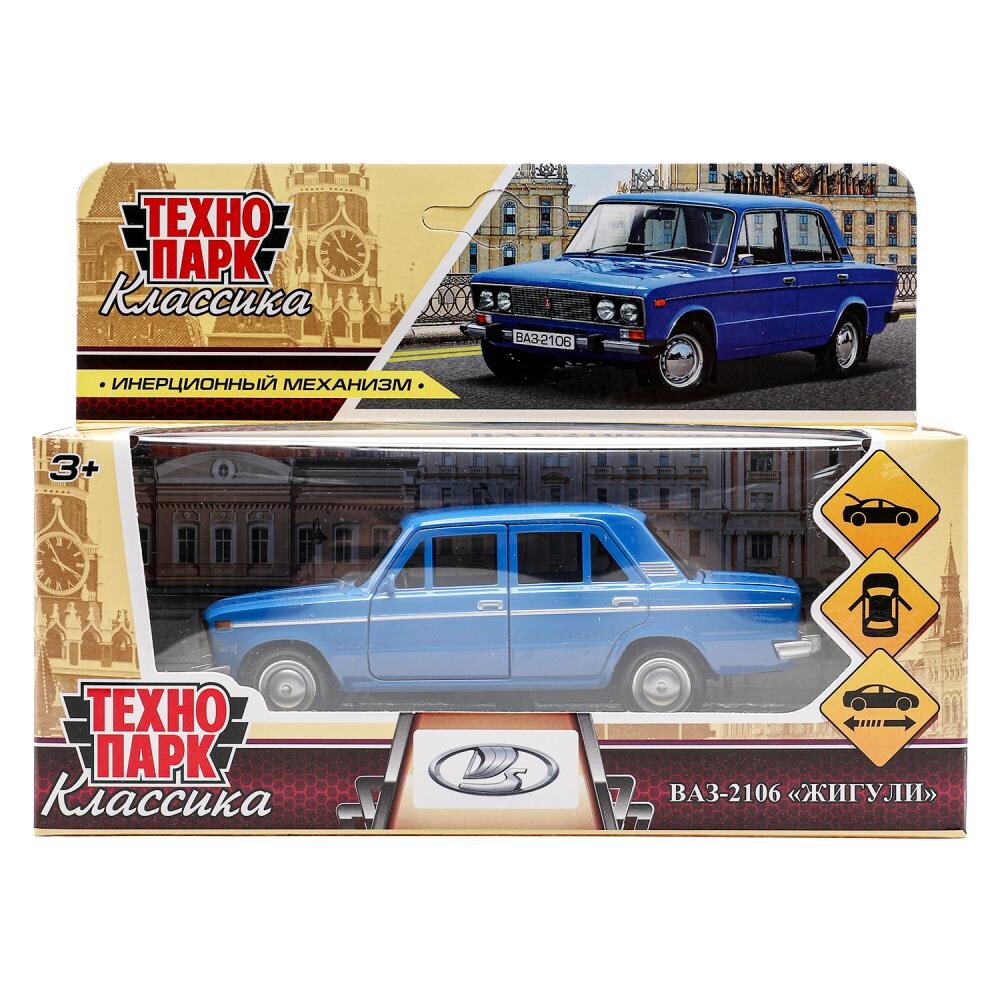 

Машина металлическая LADA, Технопарк 2106-12-BU