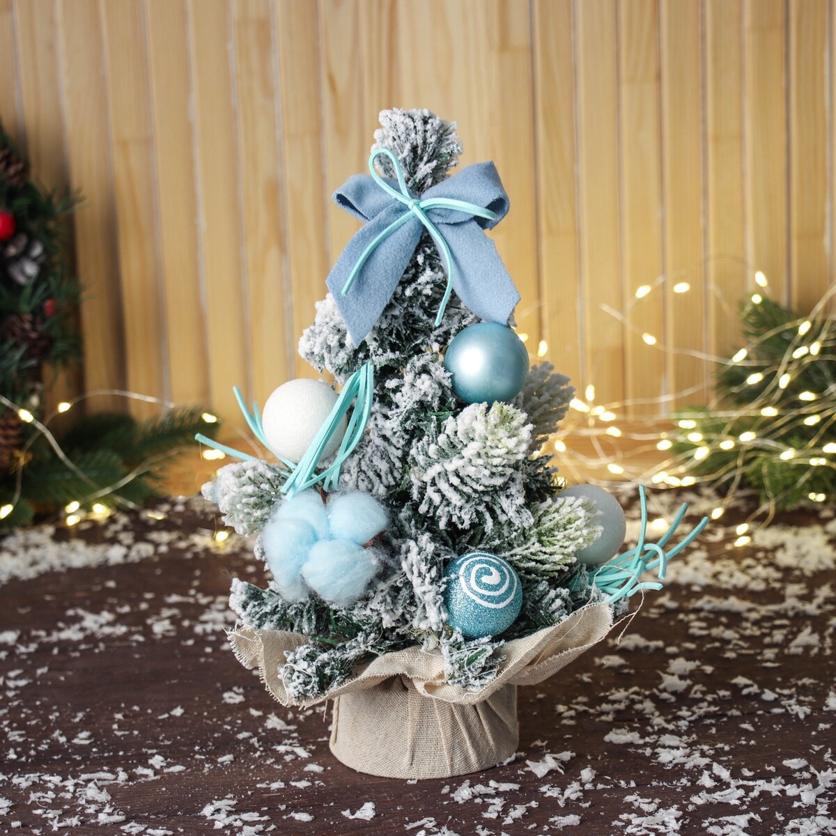 

Искусственная елка настольная, Голубой