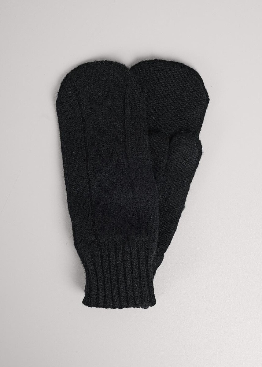 

Перчатки варежки, Черный