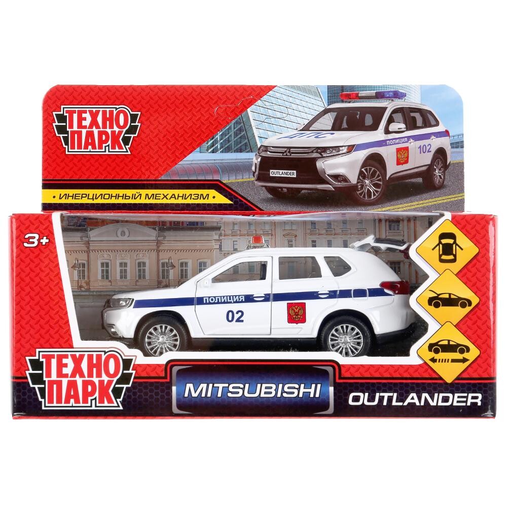 

Машина металлическая MITSUBISHI, Технопарк OUTLANDER-12POL-WH, Белый