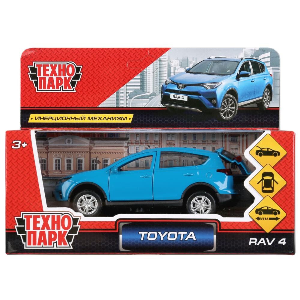 

Машина металлическая TOYOTA, Технопарк RAV4-BU, Синий