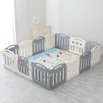 Манеж UNIX Kids Classic 200x240 Grey