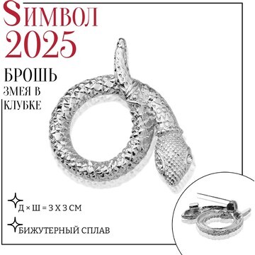 Новый год! символ года 2025! брошь