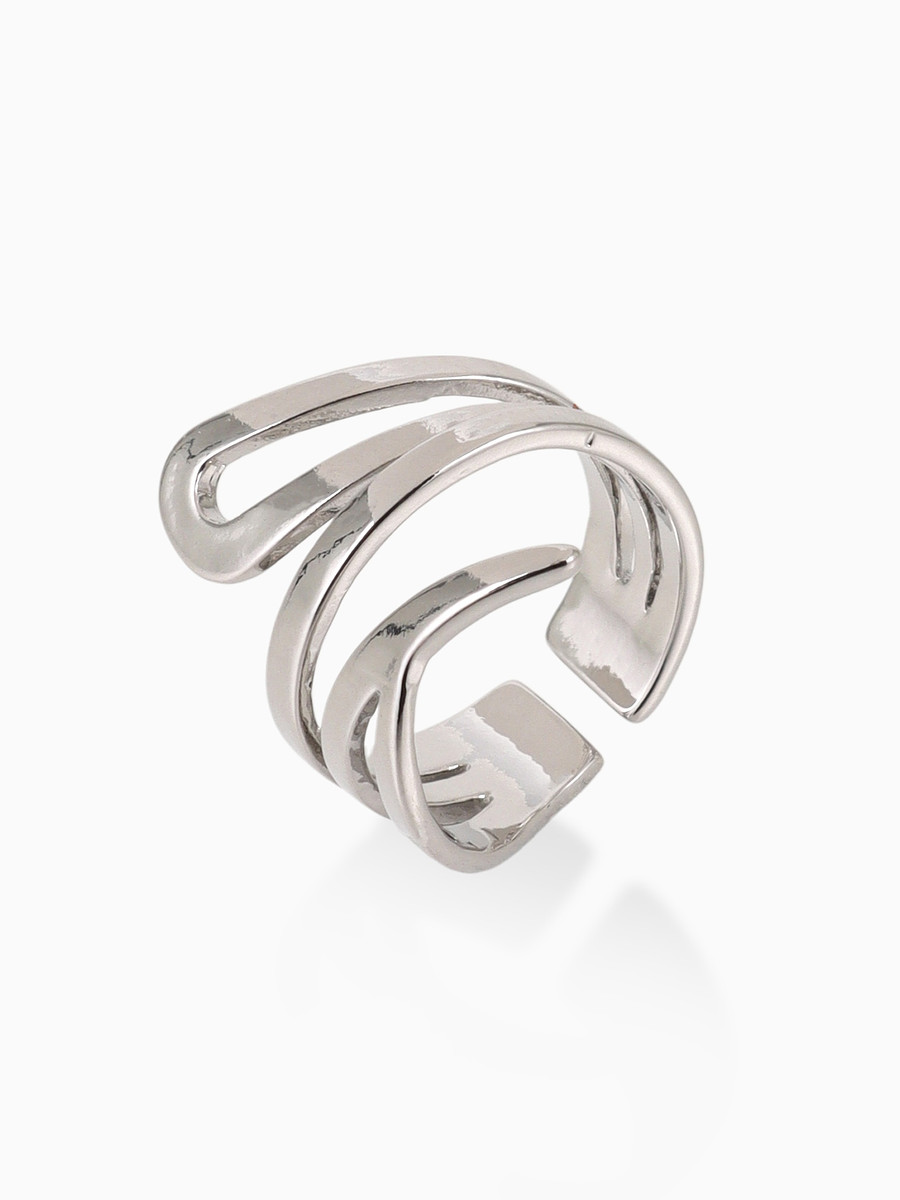 

Кольцо металл, Серебристый