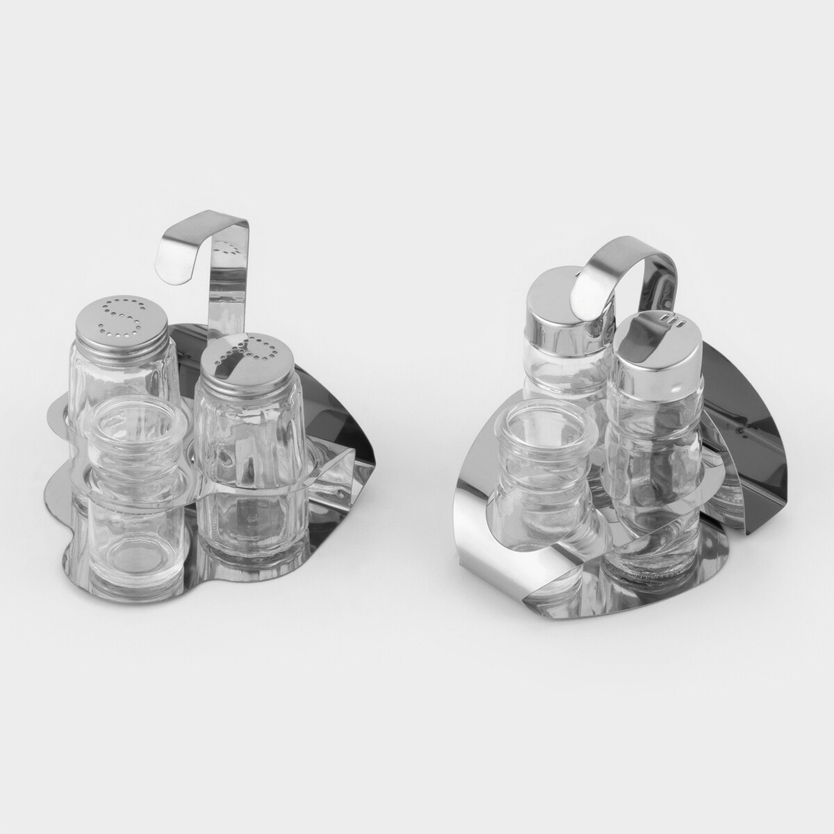 

Набор для специй на подставке, 8 предм: 2 солон, 2 перечниц, 2 салфетн, 2 емкост для зубоч