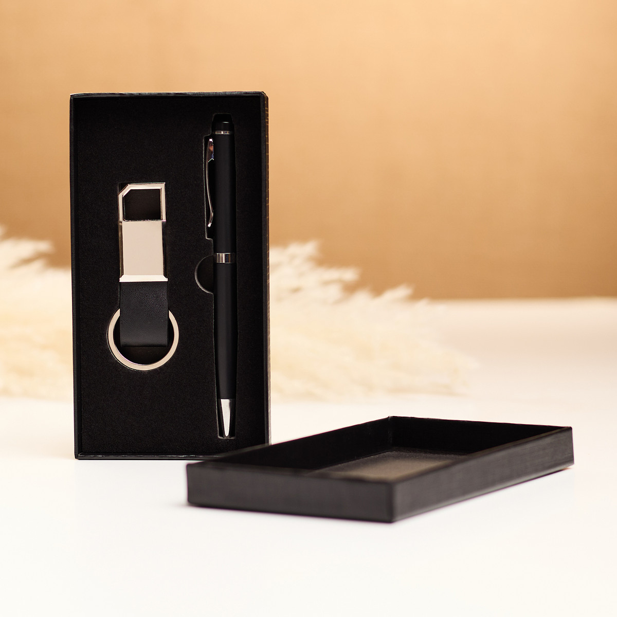 

Набор подарочный 2 в 1, ручка, брелок с карабином