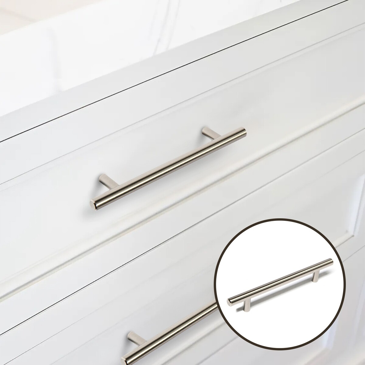 

Ручка-рейлинг тундра bistro, d=12 мм, м/о 160 мм, цвет сатиновый никель, 4 шт