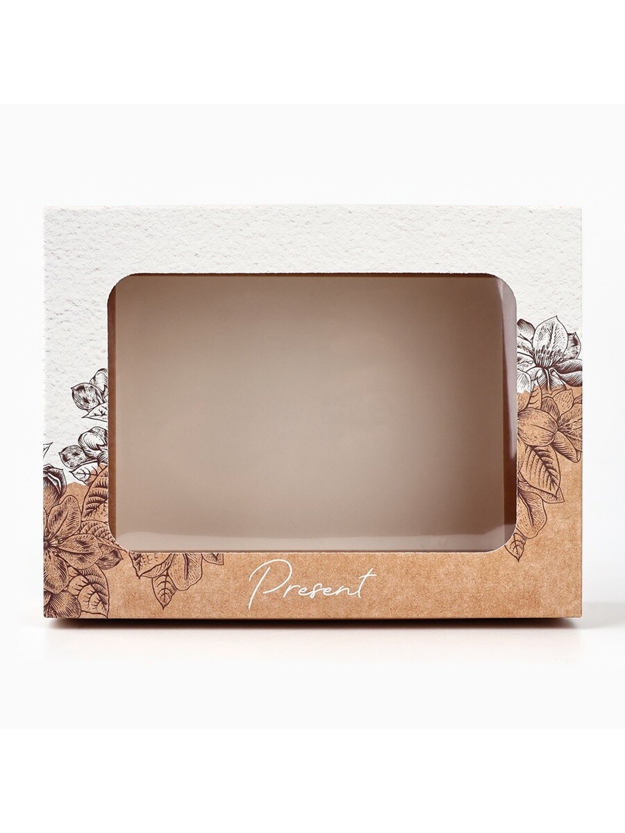 

Коробка подарочная present 16.5 х 12.5 х 5 см 9671281, Коричневый