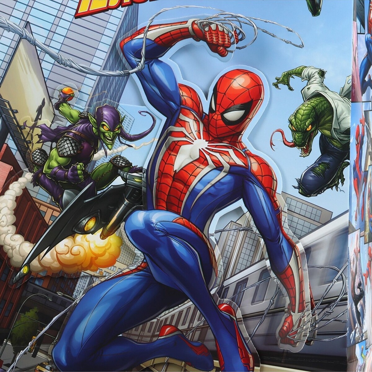 

Пакет подарочный 3д 40×31×11.5 см, человек-паук, Разноцветный