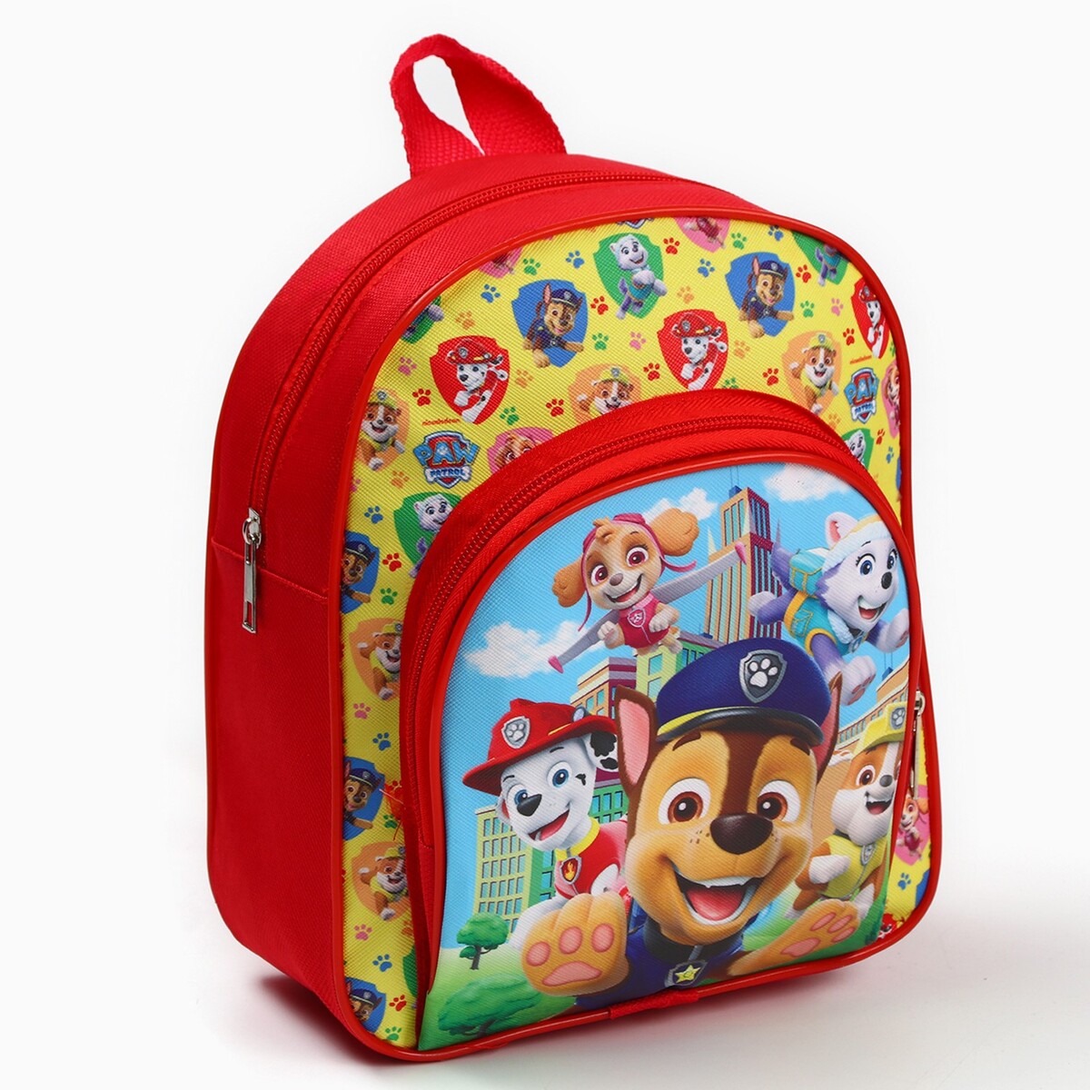 Рюкзак детский дошкольный с карманом, 23×19×6 см, щенячий патруль Paw Patrol