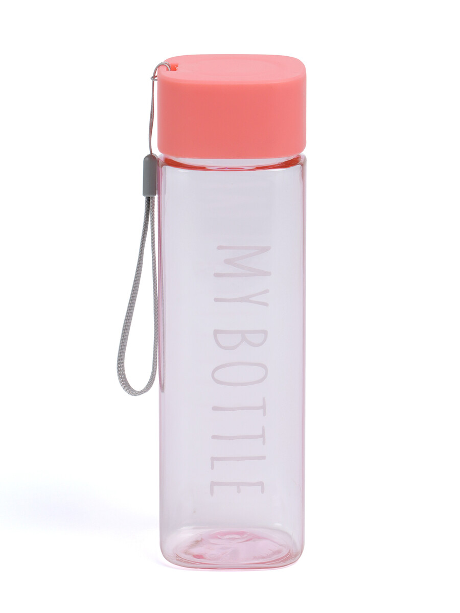 

Бутылка для воды my bottle, 450 мл, 20×5.5 см, розовая, Розовый