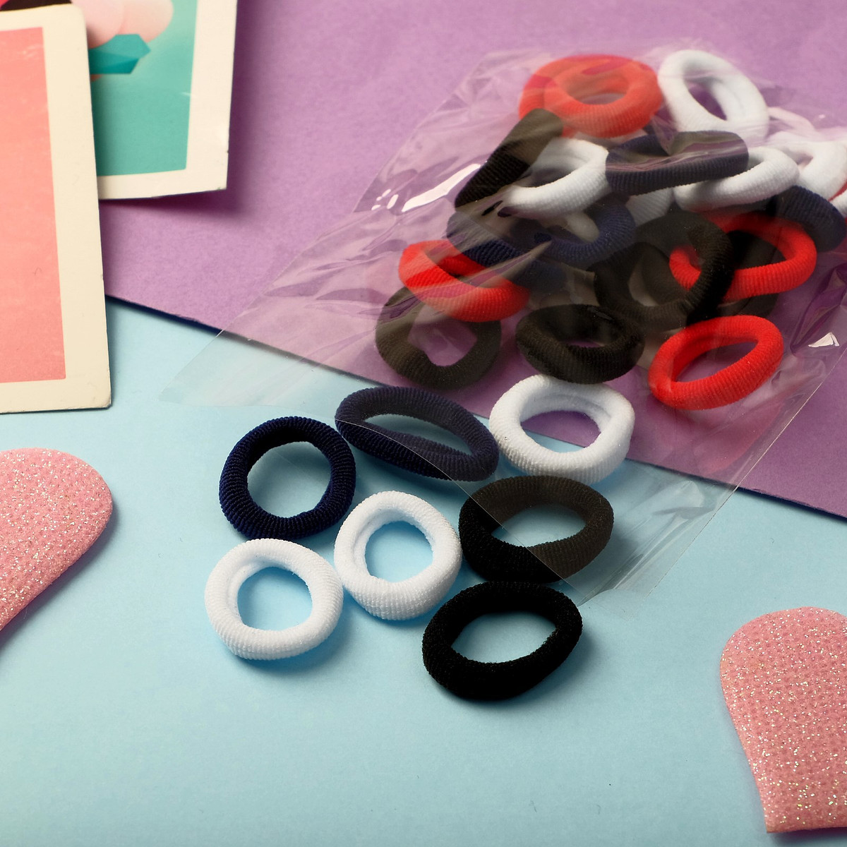 

Резинки для волос, Разноцветный