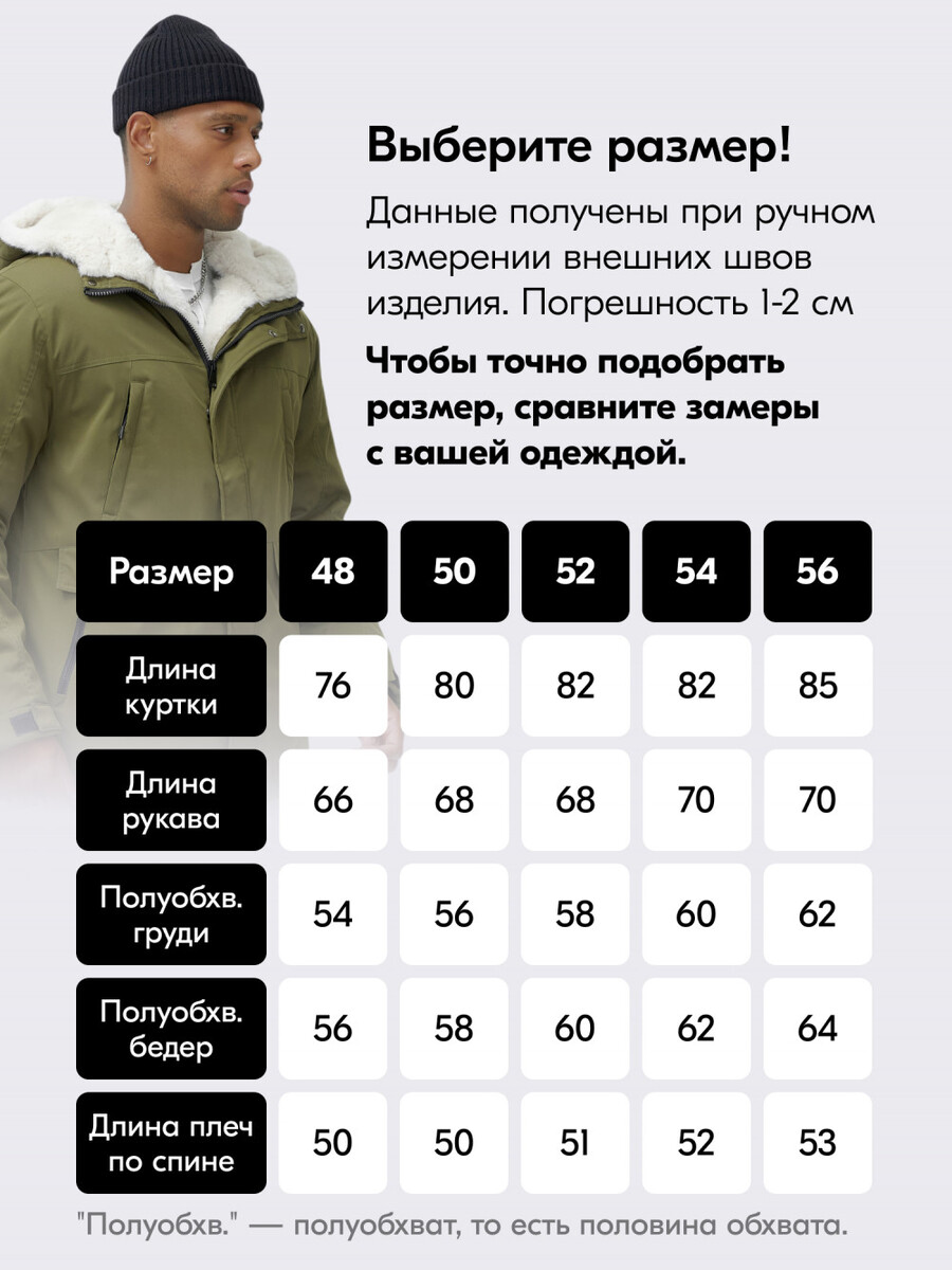 Парка MG 015511591 Хаки  Фото 5