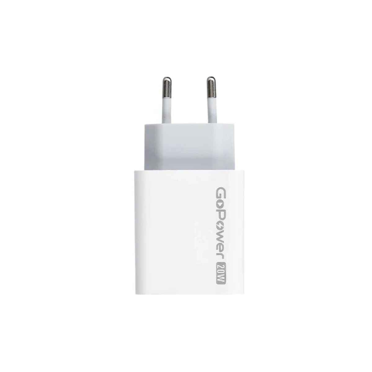 

Сетевое зарядное устройство gopower gpqc08, 1 usb, 1 type-c, 20 вт, 3 а, белое, Белый