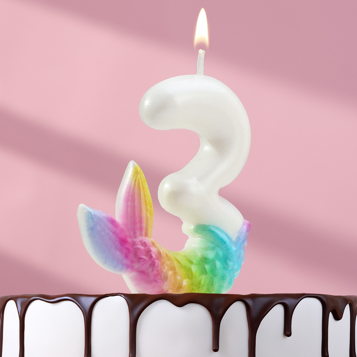 

Свеча для торта, Белый;разноцветный