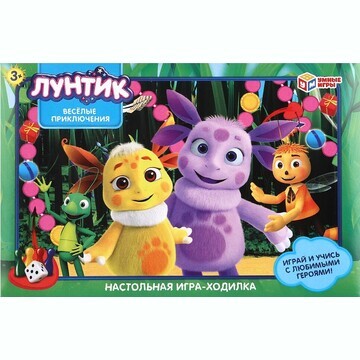 Игра настольная Лунтик, Умные игры 46602