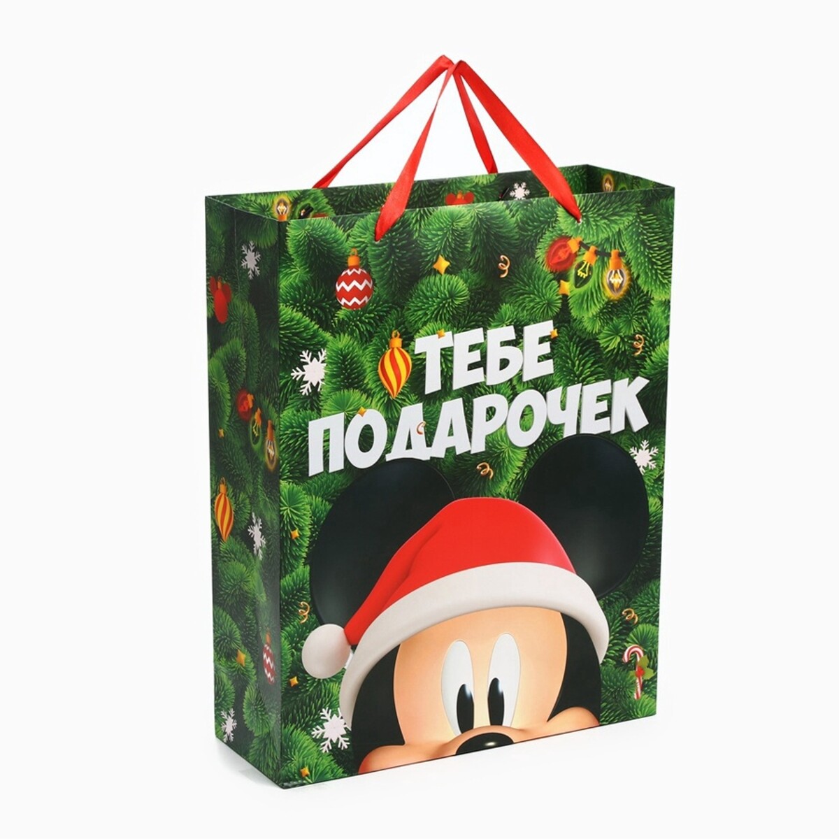 

Пакет подарочный новогодний, Зеленый